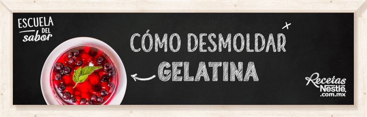 Cómo desmoldar gelatina Cómo desmoldar gelatina