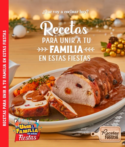 Recetas para unir a tu familia en estas fiestas