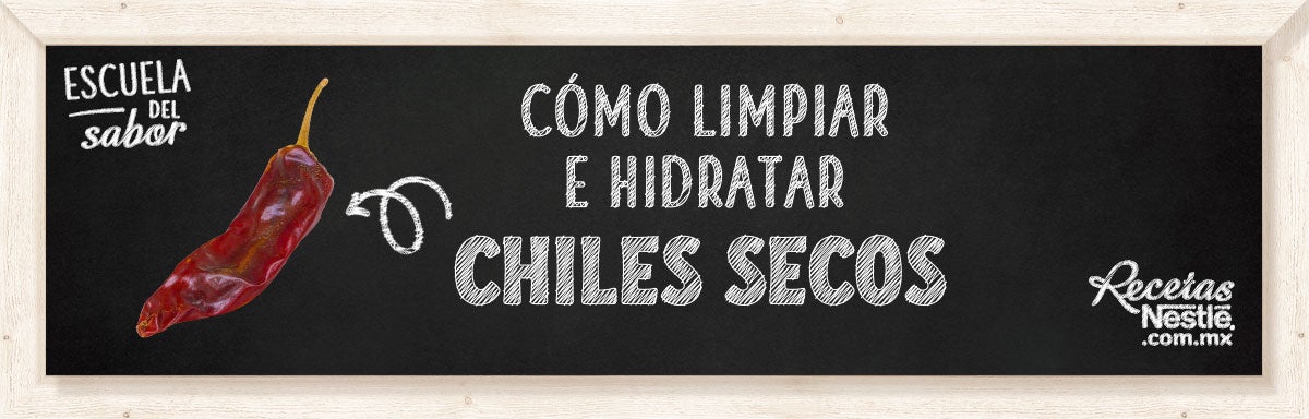 Cómo limpiar e hidratar chiles secos Cómo limpiar e hidratar chiles secos