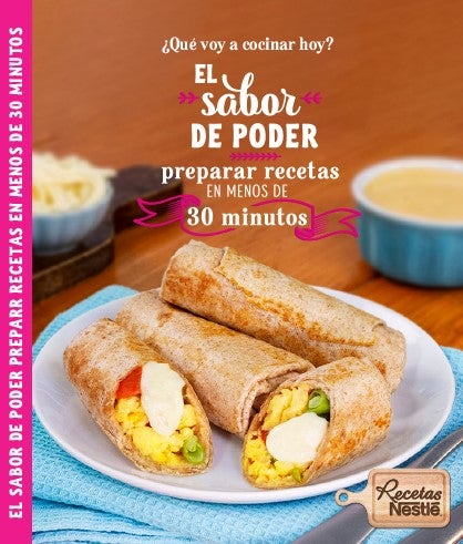 Recetas para realizar en 30 minutos.