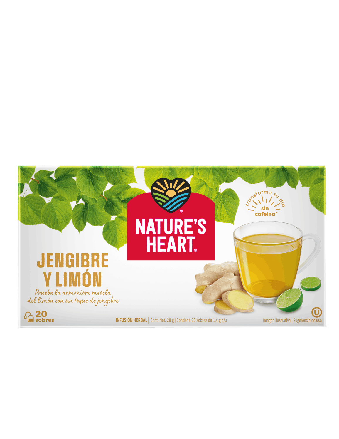 Nature's Heart® Té Jengibre Limón