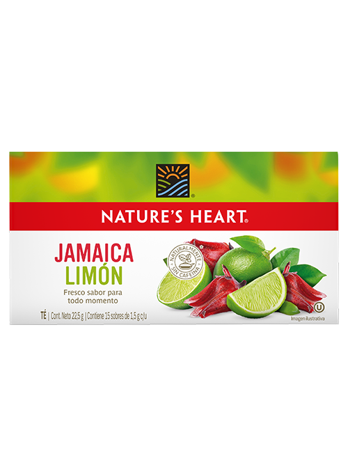 Nature's Heart® Té Jamaica Limón