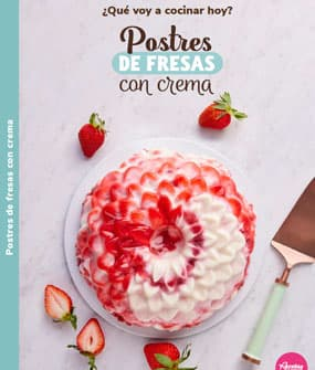 Recipe Postre de fresas con crema Card Image