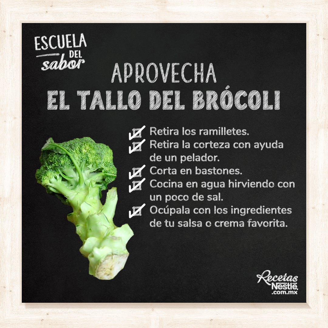 Tallo de brócoli