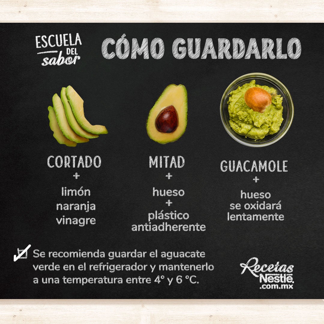 como guardar el aguacate 