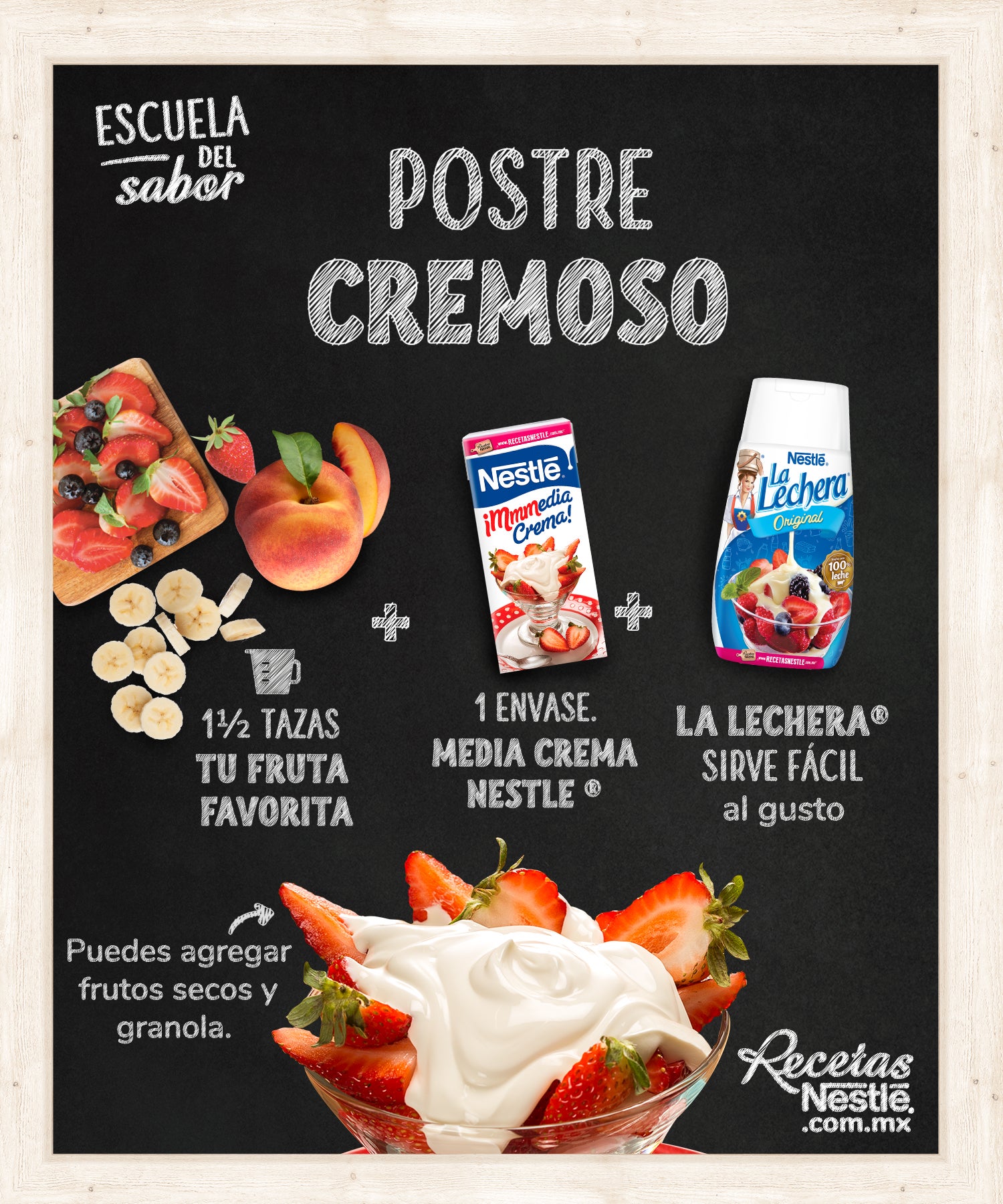 Postre cremoso