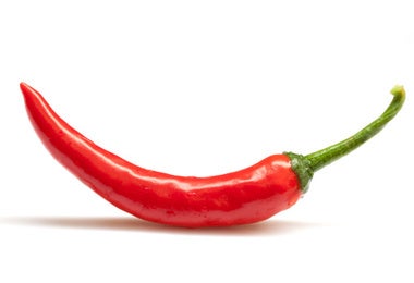 Chile para adobar la cola de cerdo.