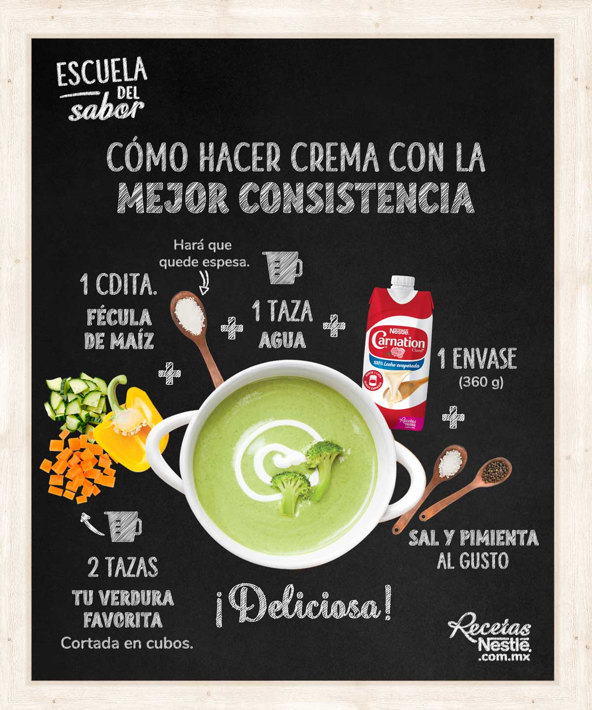 como hacer crema de verduras paso a paso 