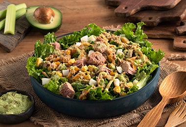 Ensalada con atún receta de cena rápida  