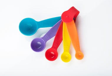 Cucharas de silicona para servir helado.