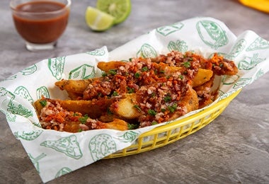 Hacer papas fritas con cajun