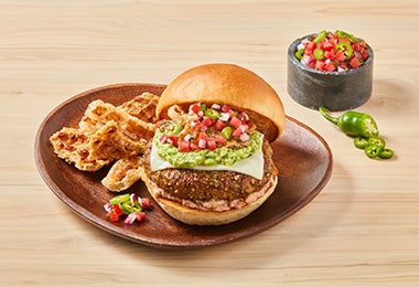 Hamburguesa con carne de frijol, receta con frijoles 