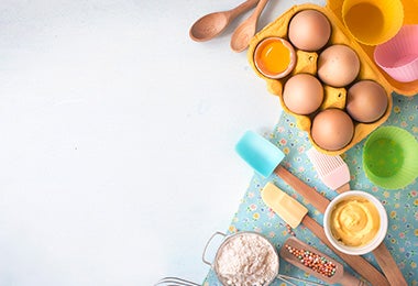 Ingredientes y utensilios para hacer eclairs 