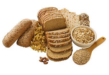  Distintos tipos de panes sin gluten, con cereales y galletas.