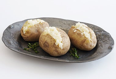 Papa rellena con queso, recetas fáciles con papas 