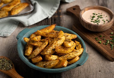 Papa en gajos, recetas fáciles con papas 