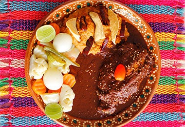 Plato típico mexicano con xoconostle.