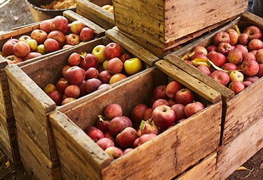 Propiedades de la manzana verde y roja