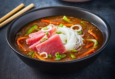 Ramen de pescado.