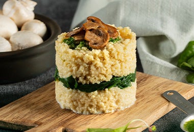 Receta con variedad de cuscús