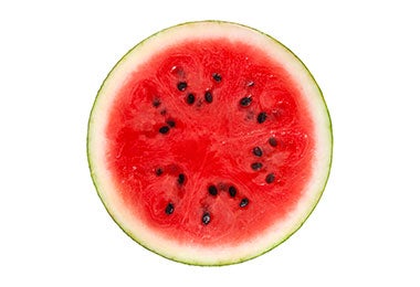 Sandía fresca y jugosa para hacer aguas frescas.