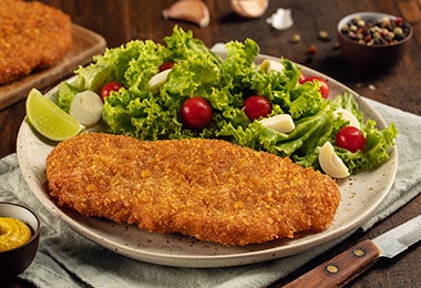 Tipos de empanizado pollo milanesa