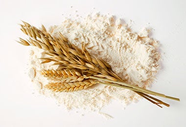 La harina de trigo se usa en muchos tipos de pan