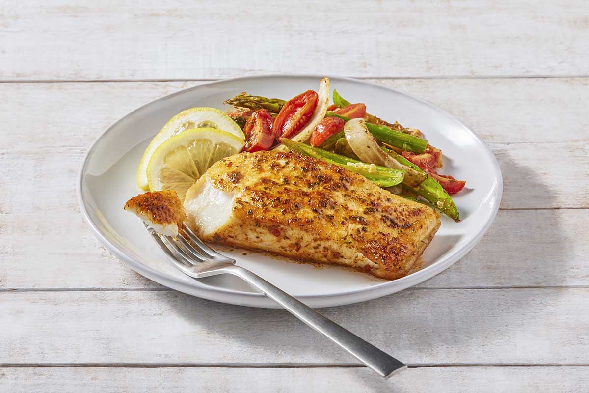 Pescado empapelado al pimentón
