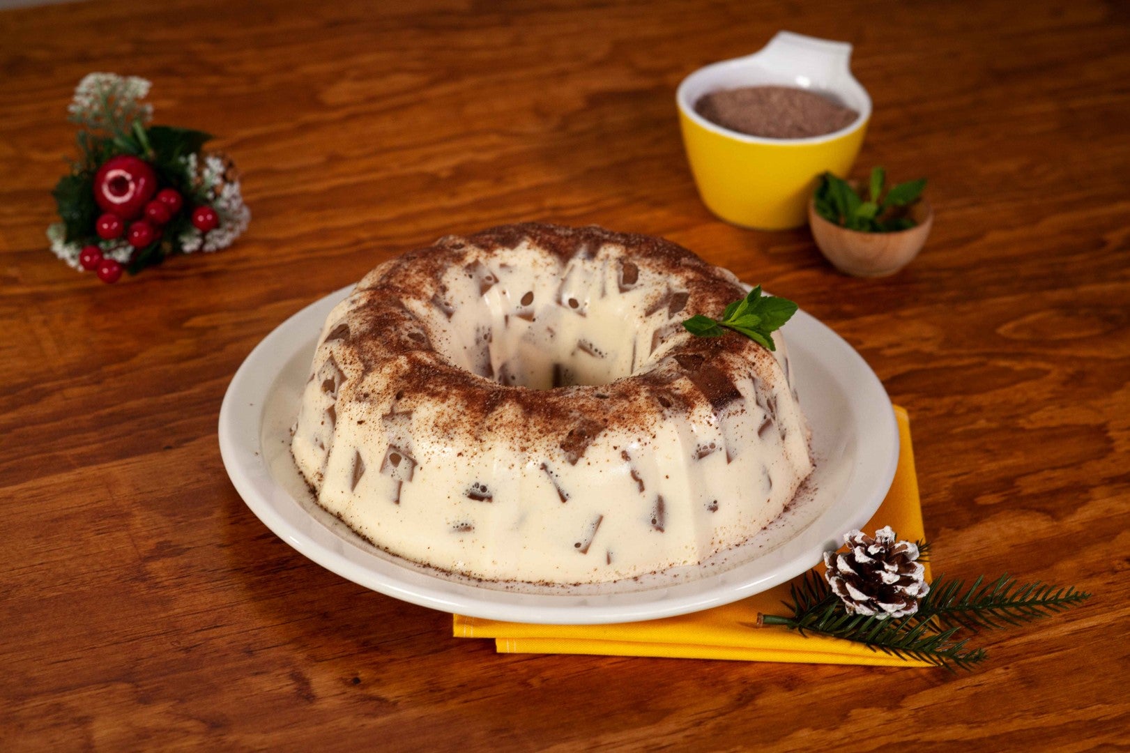 Gelatina mosaico de Chocolate Abuelita® Recetas Nestlé