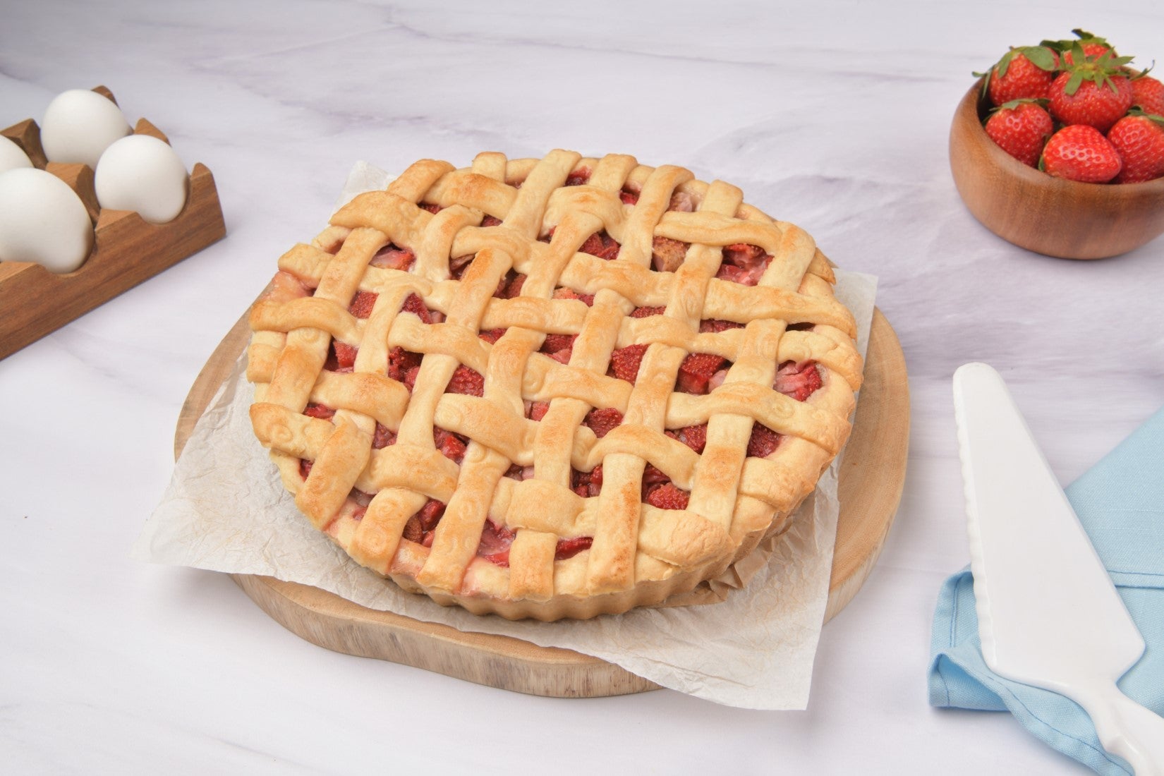 Tarta de Fresa y Cardamomo