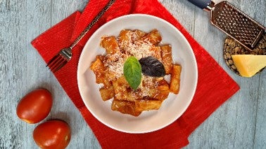 Pasta con Salsa de Jitomate Rostizado