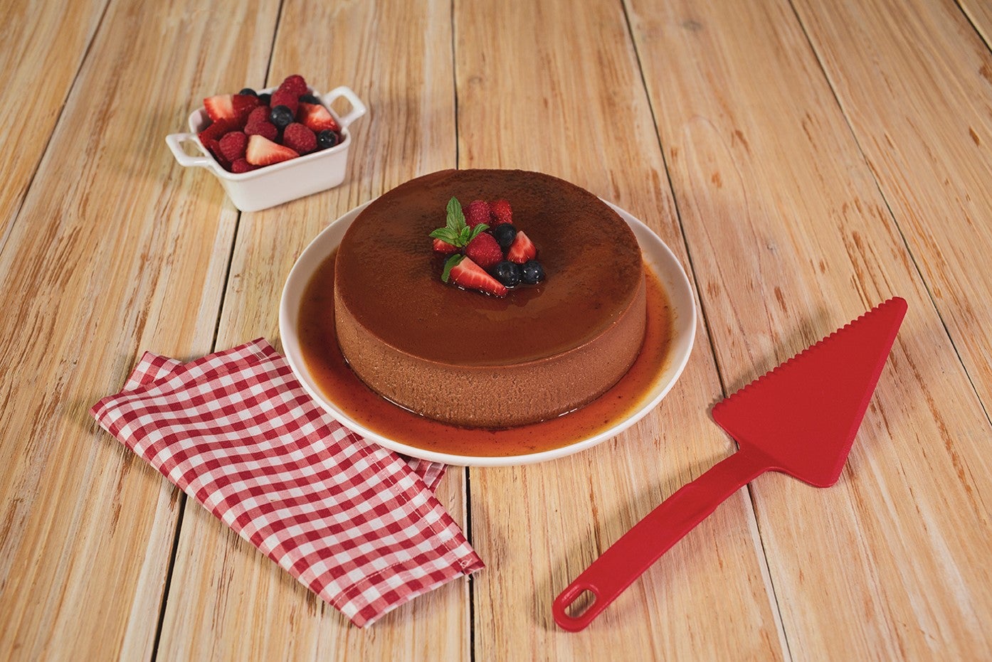 Flan de chocolate con cocoa Recetas Nestlé