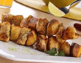 brochetas de pollo al limon