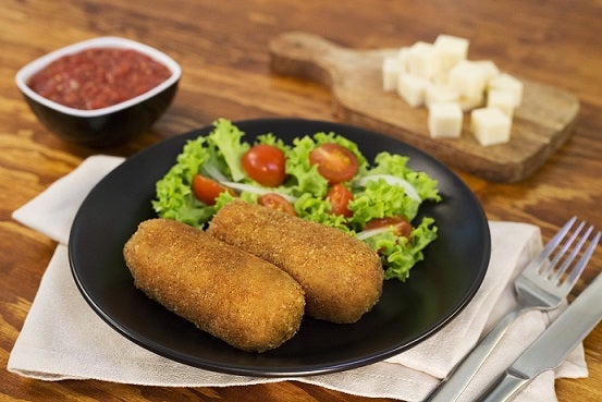 Croquetas de papa con pollo