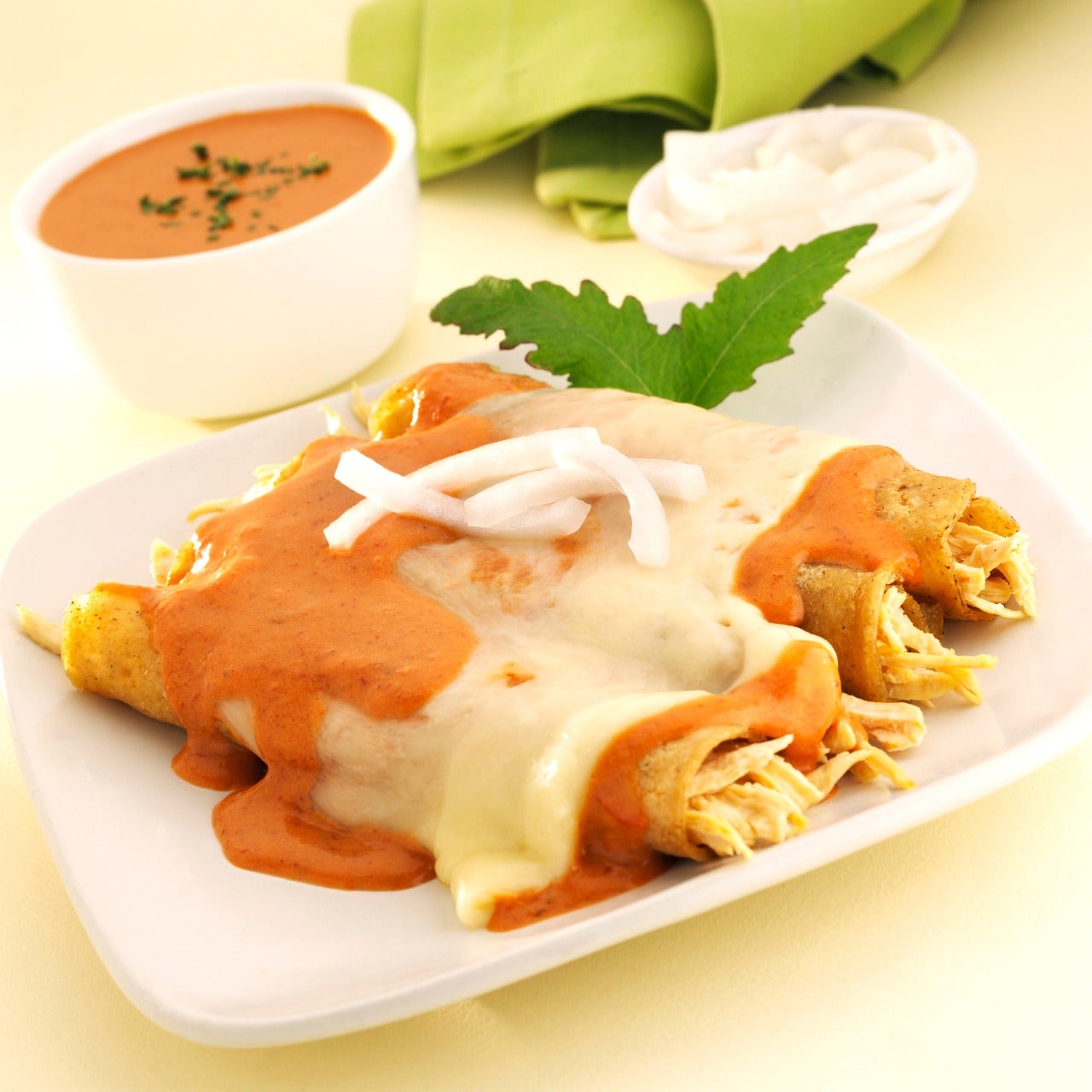 Enchiladas cremosas