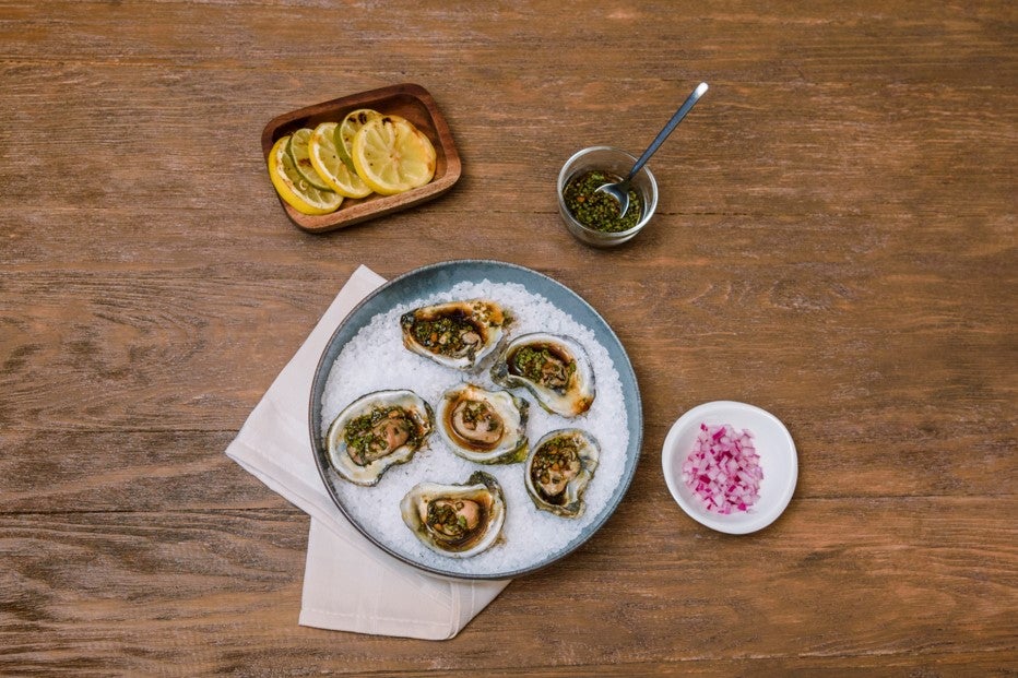 Ostiones Asados con Salsa Rasurada Recetas Nestlé