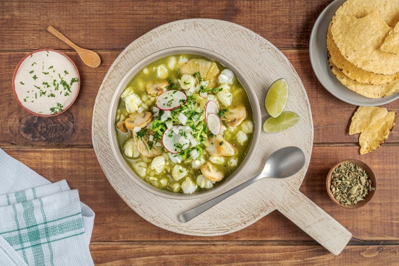 Pozole Verde de Vegetales