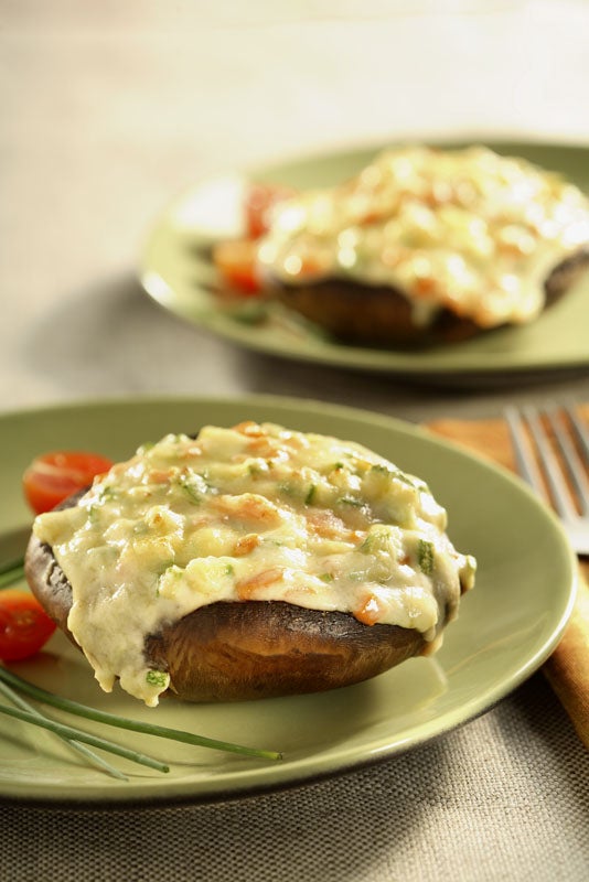 Hongos portobello rellenos