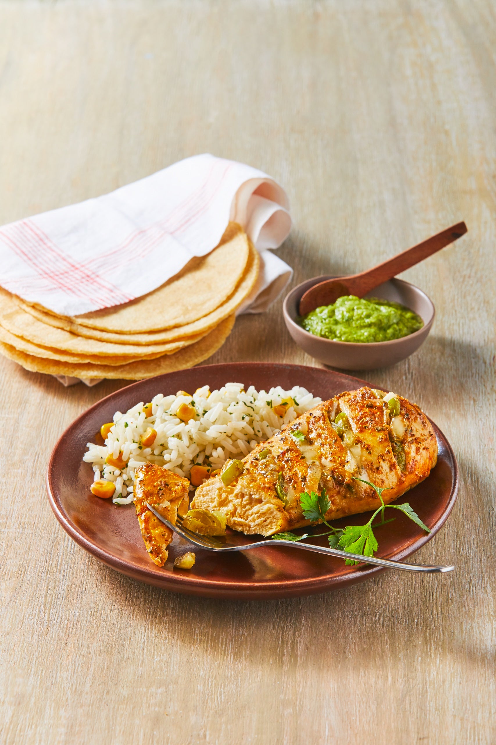 Pechuga de pollo entomatada