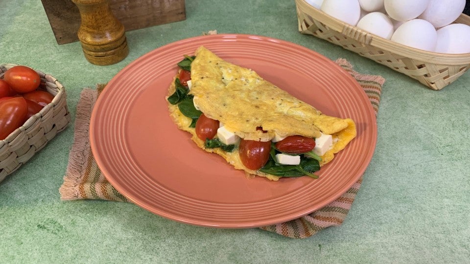 Omelette de Espinacas Desayuno nutritivo Recetas Nestlé