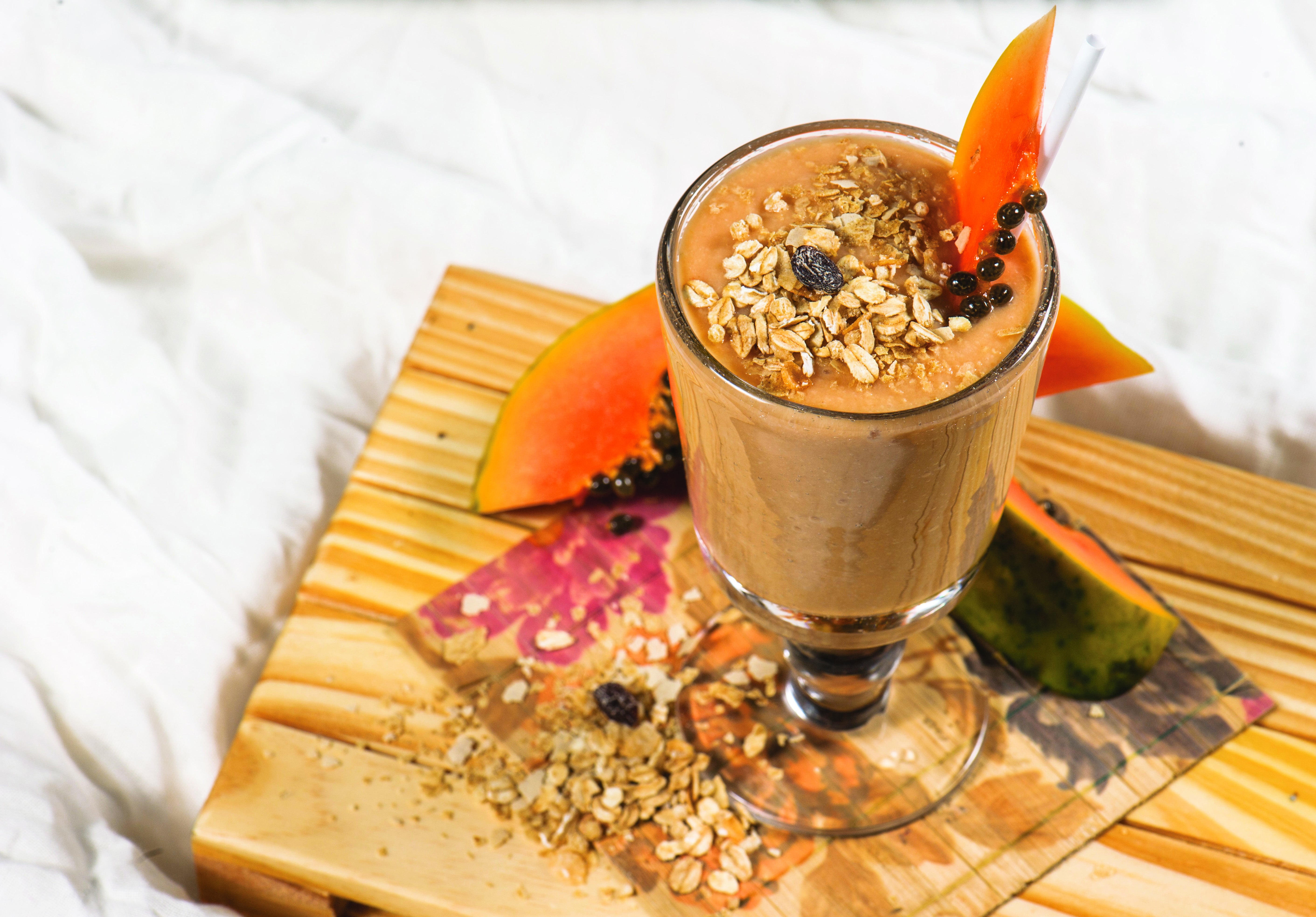 Smoothie de Papaya y Avena Recetas Nestlé