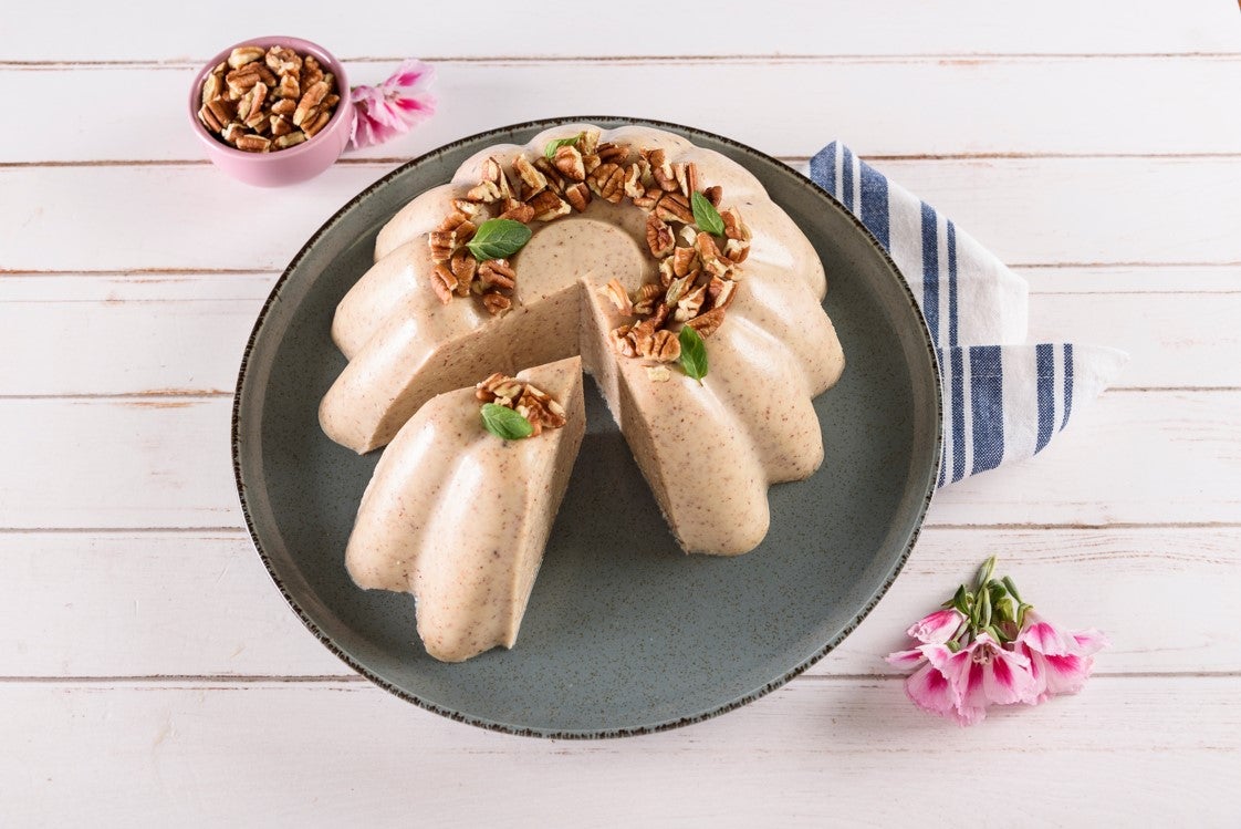 Gelatina de Nueces con Queso Recetas Nestlé