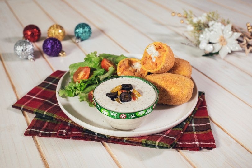 CROQUETAS de BACALAO a la VIZCAÍNA preparadas con Media Crema NESTLÉ® Deslactosada