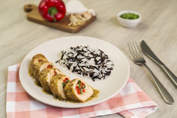 Rollo de pechuga oriental