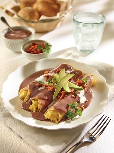 enfrijoladas veracruzanas