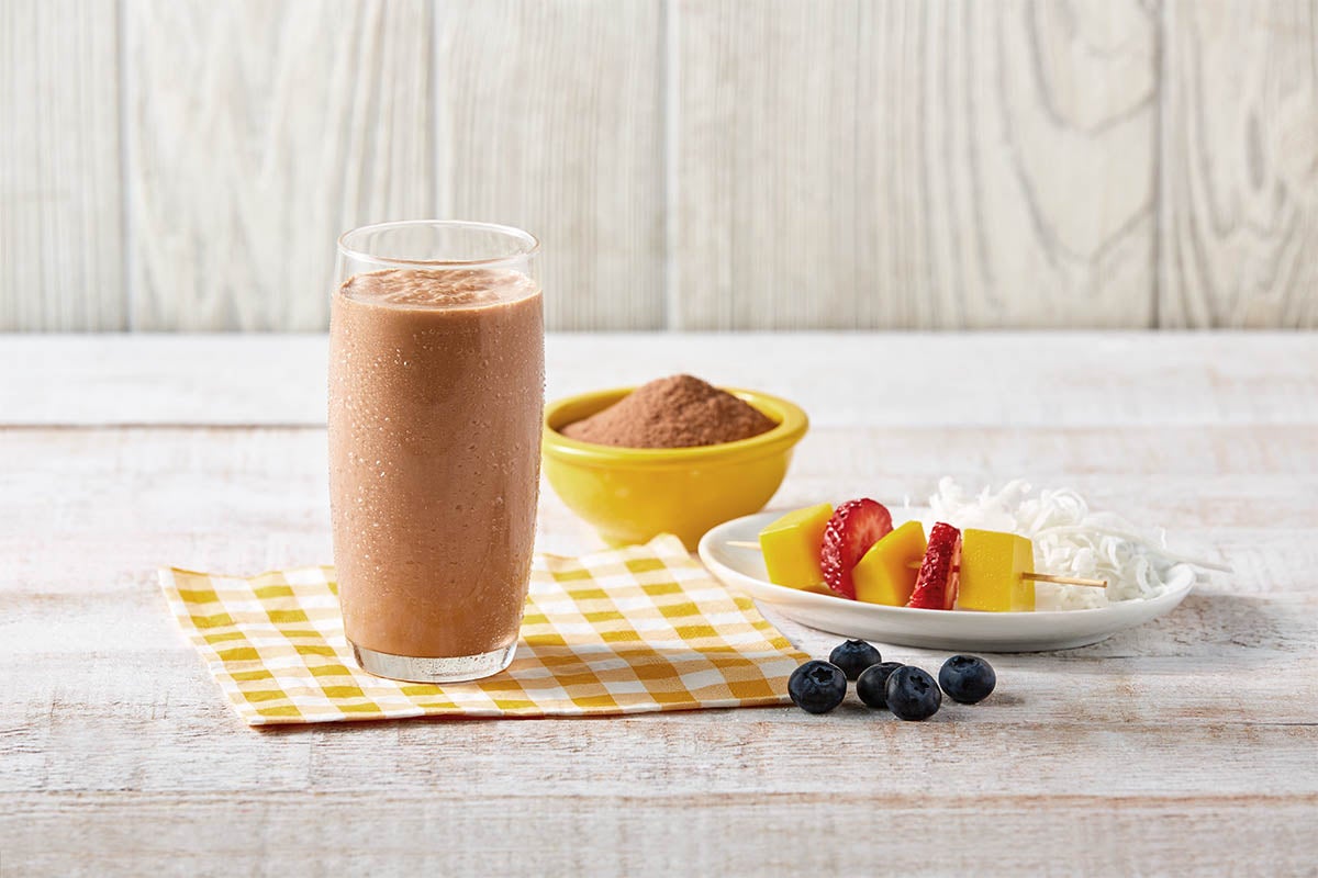 Licuado de mango y Chocolate Nesquik®