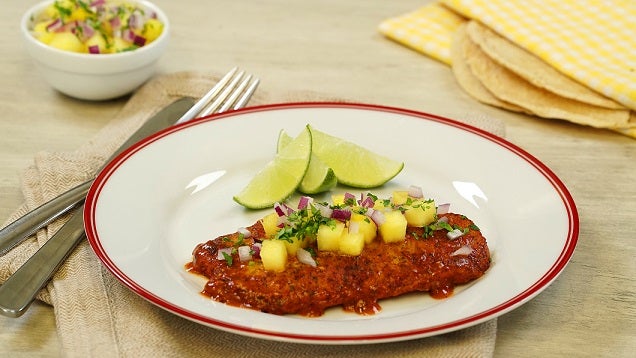 Pescado con achiote