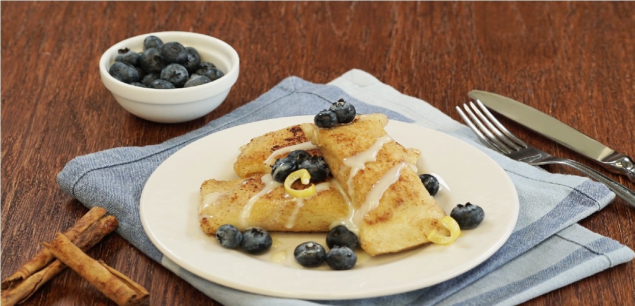 Rollitos de pan francés