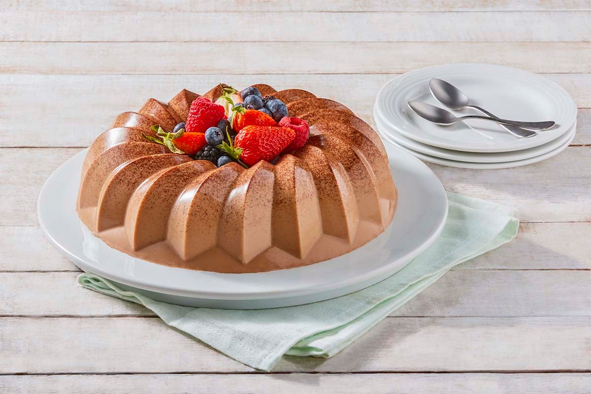 Gelatina de Tres Leches con Chocolate Recetas Nestlé
