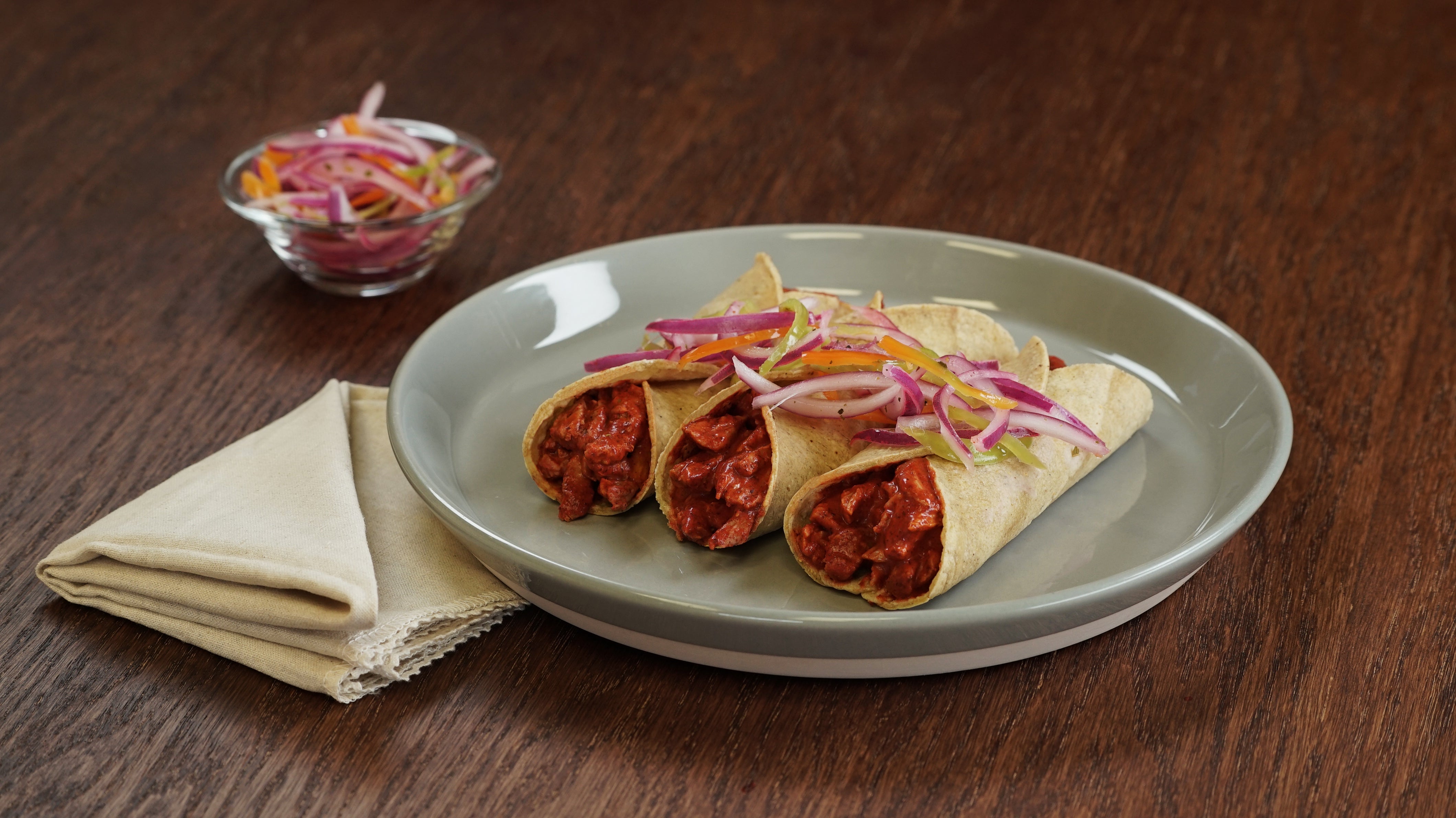 TAQUITOS DE CERDO CON ACHIOTE